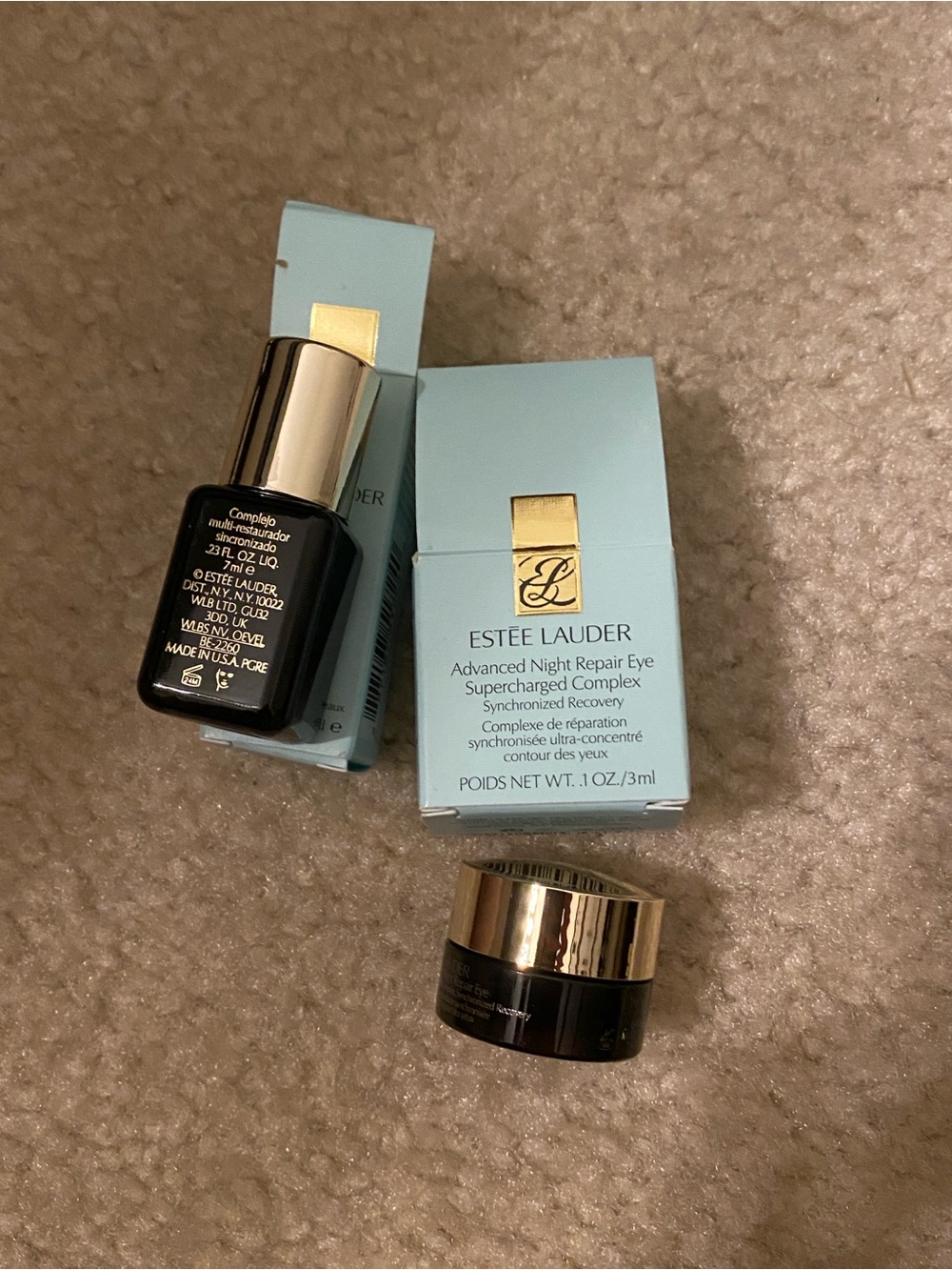 Estée Lauder Advanced Night Repair eye cream + serum travel size